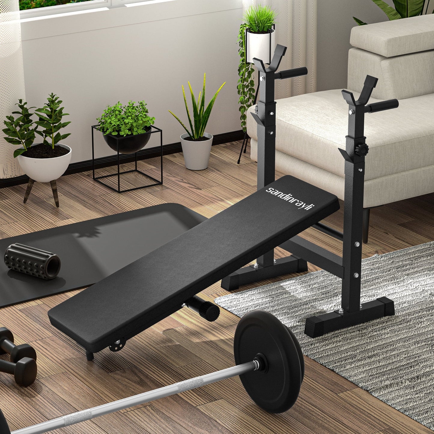 Ultimate Foldable Adjustable Weight Bench for Home Gym - Compact 22.8" Design for Versatile Workouts