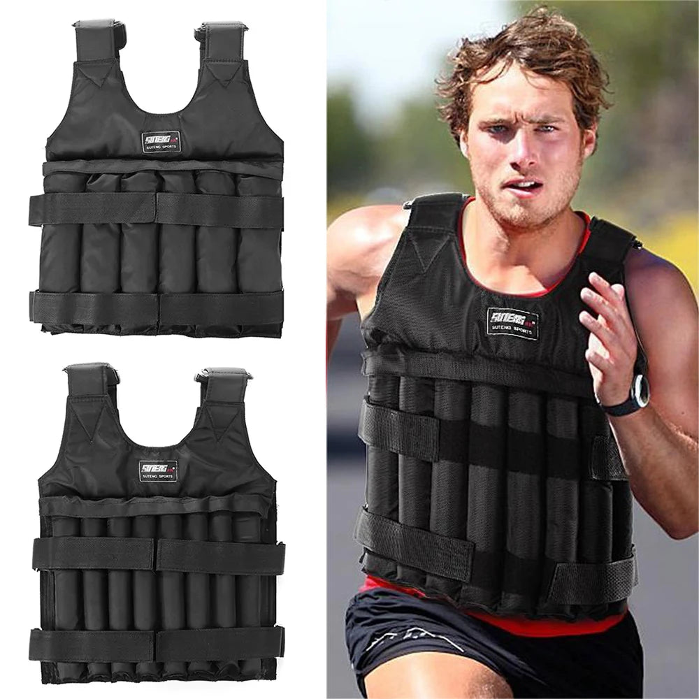 Adjustable Weight Vest for Running and Training - 3/15/20/35/50Kg Options