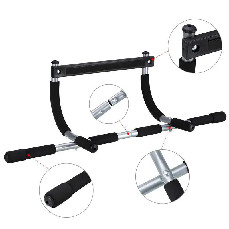 Ultimate Adjustable Chin Up Bar for Home Workouts - Door Frame Pull Up Bar for Fitness Training