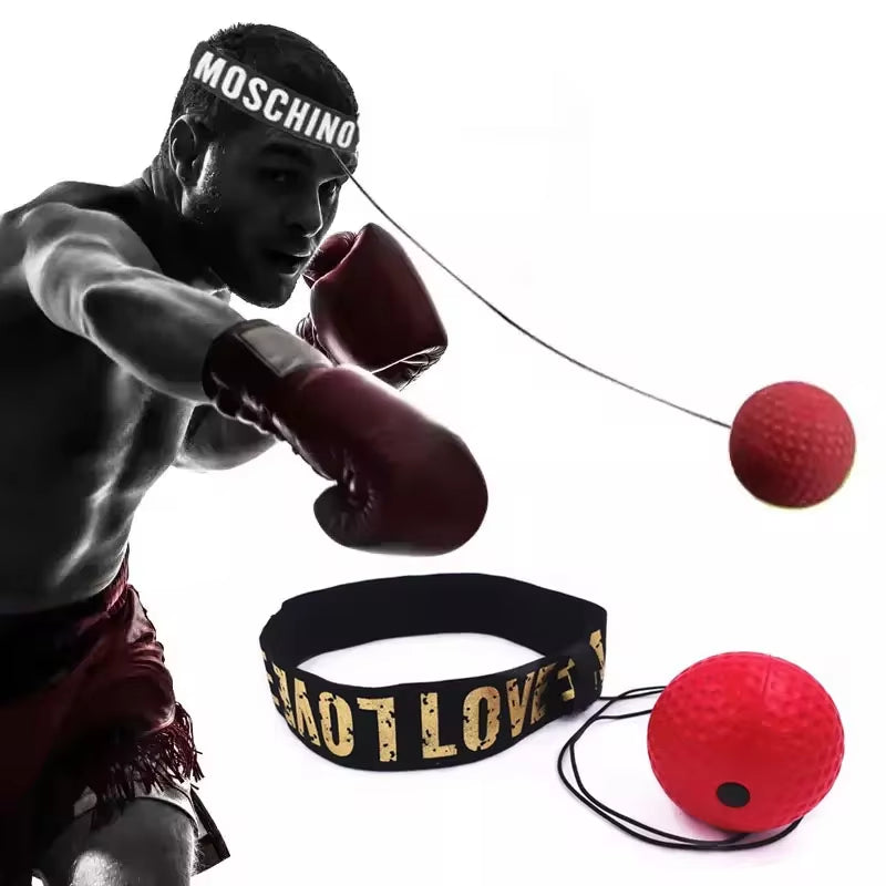 Speed Ball Head-Mounted Punch Training - Enhance Hand-Eye Coordination & Fitness at Home!