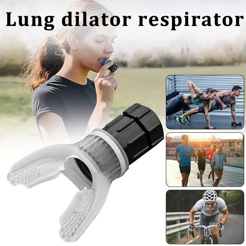 Portable Sports Breathing Trainer - Enhance Lung Capacity & Strength with Adjustable Intensity